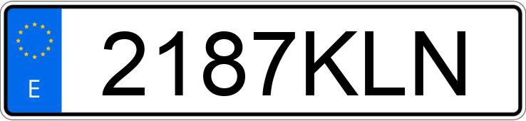 Numer rejestracyjny 2187KLN posiada HYUNDAI I30 FASTBACK