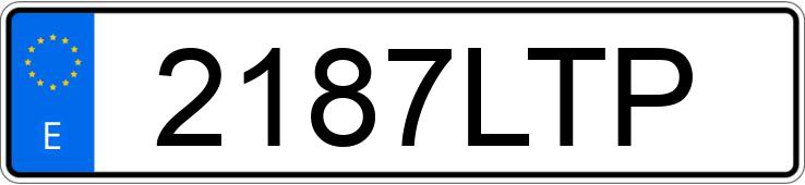 Numer rejestracyjny 2187LTP posiada MERCEDES CLS (218)