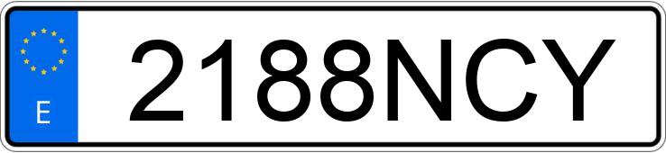 Numer rejestracyjny 2188NCY posiada VOLKSWAGEN GOLF Numer rejestracyjny 2188NCY posiada VOLKSWAGEN GOLF