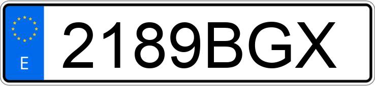 Numer rejestracyjny 2189BGX posiada VOLKSWAGEN PASSAT Numer rejestracyjny 2189BGX posiada VOLKSWAGEN PASSAT