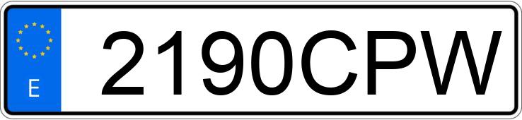 Numer rejestracyjny 2190CPW posiada RENAULT CLIO