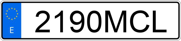 Numer rejestracyjny 2190MCL posiada KIA XCEED