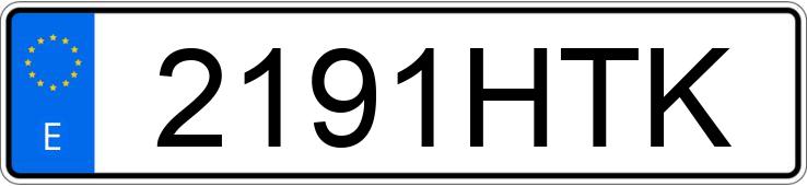 Numer rejestracyjny 2191HTK posiada VOLKSWAGEN GOLF Numer rejestracyjny 2191HTK posiada VOLKSWAGEN GOLF