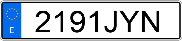 Numer rejestracyjny 2191JYN posiada CITROEN C4 CACTUS