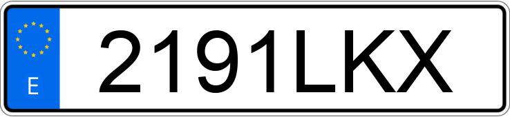 Numer rejestracyjny 2191LKX posiada PEUGEOT 308