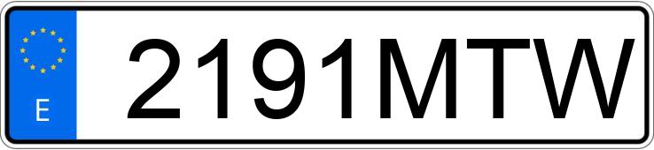 Numer rejestracyjny 2191MTW posiada SILENCE S Numer rejestracyjny 2191MTW posiada SILENCE S