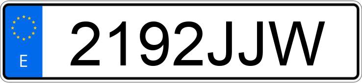 Numer rejestracyjny 2192JJW posiada RENAULT CLIO