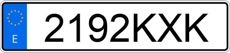 Numer rejestracyjny 2192KXK posiada AUDI A5 Numer rejestracyjny 2192KXK posiada AUDI A5