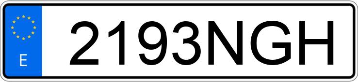 Numer rejestracyjny 2193NGH posiada AUDI S5 SPORTBACK