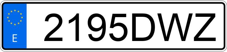 Numer rejestracyjny 2195DWZ posiada VOLKSWAGEN CALIFORNIA Numer rejestracyjny 2195DWZ posiada VOLKSWAGEN CALIFORNIA