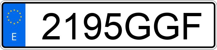 Numer rejestracyjny 2195GGF posiada AUDI S5