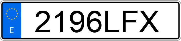 Numer rejestracyjny 2196LFX posiada MERCEDES GLA (156)