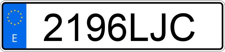 Numer rejestracyjny 2196LJC posiada SKODA KAMIQ