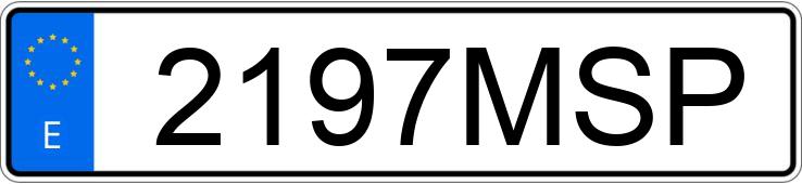 Registreringsnumret 2197MSP har CITROEN C4