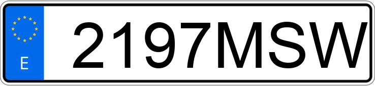 Numer rejestracyjny 2197MSW posiada TOYOTA RAV4 Numer rejestracyjny 2197MSW posiada TOYOTA RAV4