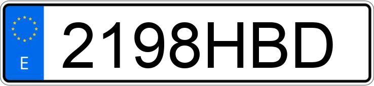 Numer rejestracyjny 2198HBD posiada PEUGEOT 207 Numer rejestracyjny 2198HBD posiada PEUGEOT 207