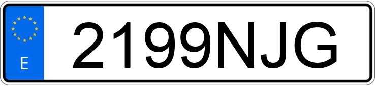 Numer rejestracyjny 2199NJG posiada RENAULT CLIO