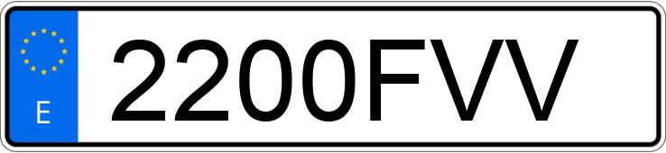 Numer rejestracyjny 2200FVV posiada MERCEDES 190 (201) Numer rejestracyjny 2200FVV posiada MERCEDES 190 (201)