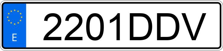 Numer rejestracyjny 2201DDV posiada BMW SERIE 3