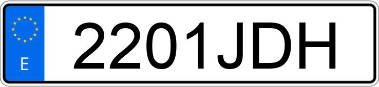 Numer rejestracyjny 2201JDH posiada VOLKSWAGEN SCIROCCO