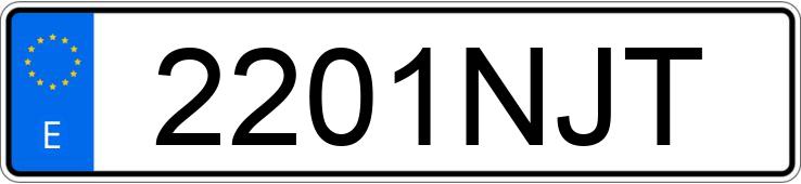 Numer rejestracyjny 2201NJT posiada DS DS4
