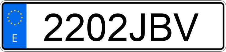 Numer rejestracyjny 2202JBV posiada PEUGEOT BOXER