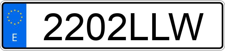 Numer rejestracyjny 2202LLW posiada SEAT IBIZA Numer rejestracyjny 2202LLW posiada SEAT IBIZA