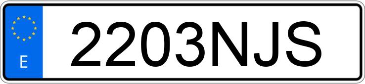 Numer rejestracyjny 2203NJS posiada LEXUS LBX