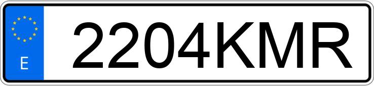 Numer rejestracyjny 2204KMR posiada SEAT LEON