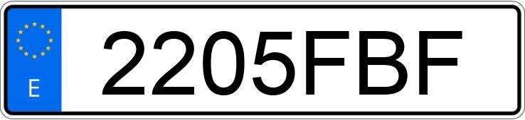 Numer rejestracyjny 2205FBF posiada SAAB 9-3 Numer rejestracyjny 2205FBF posiada SAAB 9-3