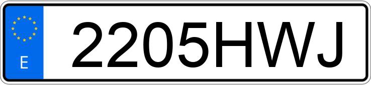 Numer rejestracyjny 2205HWJ posiada FORD FOCUS