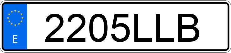 Numer rejestracyjny 2205LLB posiada KIA RIO