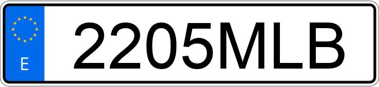 Numer rejestracyjny 2205MLB posiada DACIA SANDERO