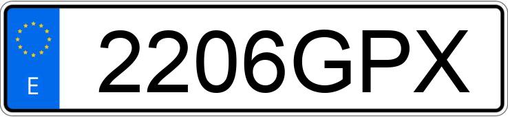 Numer rejestracyjny 2206GPX posiada VOLKSWAGEN POLO Numer rejestracyjny 2206GPX posiada VOLKSWAGEN POLO