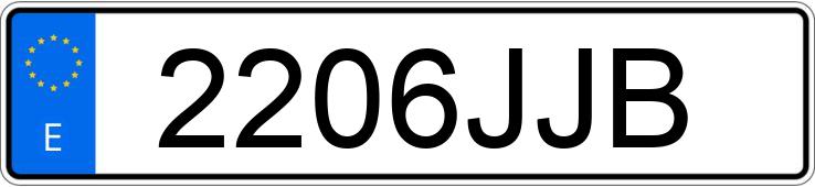 Numer rejestracyjny 2206JJB posiada CITROEN C4