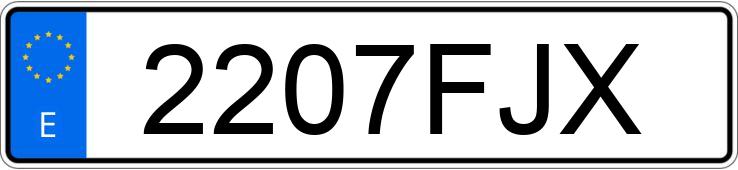 Numer rejestracyjny 2207FJX posiada SEAT IBIZA Numer rejestracyjny 2207FJX posiada SEAT IBIZA