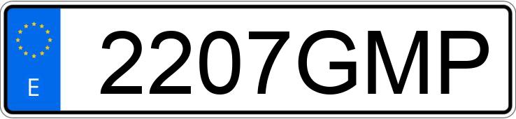 Numer rejestracyjny 2207GMP posiada SEAT ALTEA