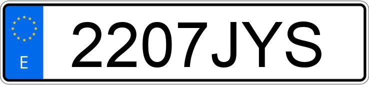 Numer rejestracyjny 2207JYS posiada PEUGEOT 3008