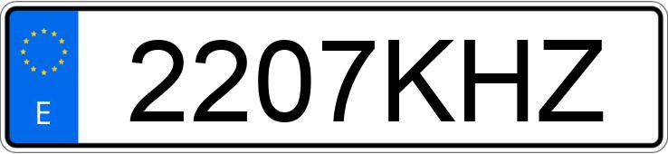 Numer rejestracyjny 2207KHZ posiada AUDI A7 SPORTBACK Numer rejestracyjny 2207KHZ posiada AUDI A7 SPORTBACK