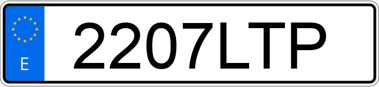 Registreringsnummeret 2207LTP har NISSAN QASHQAI
