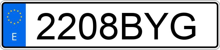 Numer rejestracyjny 2208BYG posiada TOYOTA YARIS Numer rejestracyjny 2208BYG posiada TOYOTA YARIS