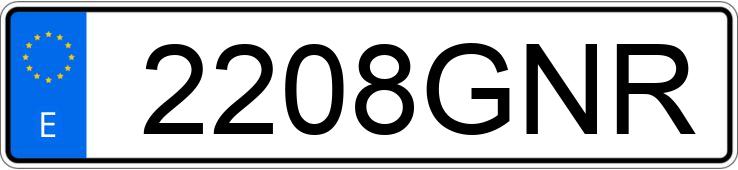 Numer rejestracyjny 2208GNR posiada CITROEN C4