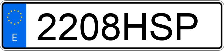 Numer rejestracyjny 2208HSP posiada SKODA OCTAVIA Numer rejestracyjny 2208HSP posiada SKODA OCTAVIA