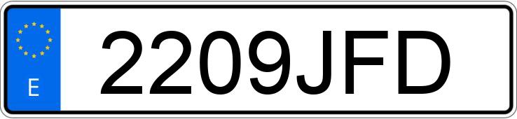 Numer rejestracyjny 2209JFD posiada FORD C-MAX