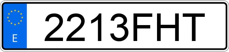 Numer rejestracyjny 2213FHT posiada SEAT IBIZA Numer rejestracyjny 2213FHT posiada SEAT IBIZA