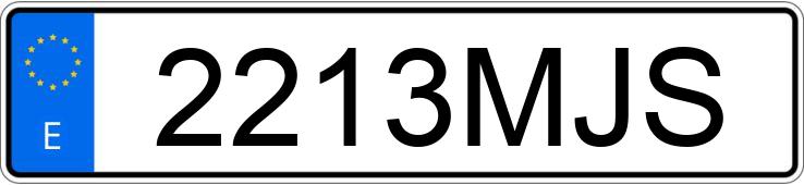 Numer rejestracyjny 2213MJS posiada MERCEDES A (177)