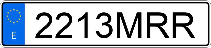 Numer rejestracyjny 2213MRR posiada BMW XM