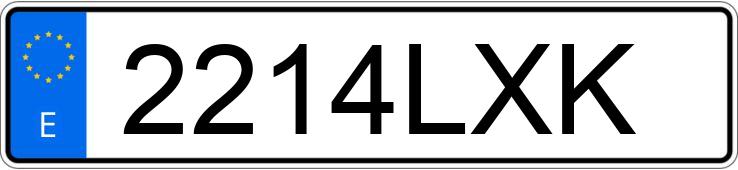 Numer rejestracyjny 2214LXK posiada VOLVO XC40