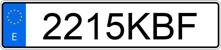 Numer rejestracyjny 2215KBF posiada VOLKSWAGEN GOLF Numer rejestracyjny 2215KBF posiada VOLKSWAGEN GOLF