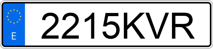 Numer rejestracyjny 2215KVR posiada SEAT LEON Numer rejestracyjny 2215KVR posiada SEAT LEON